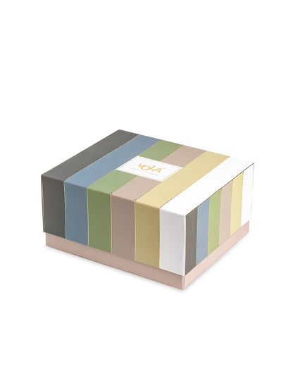 Vogue Collection 2 Diamond Mug &amp; 2 Coupe Bowl Set of 4 in Fine Porcelain