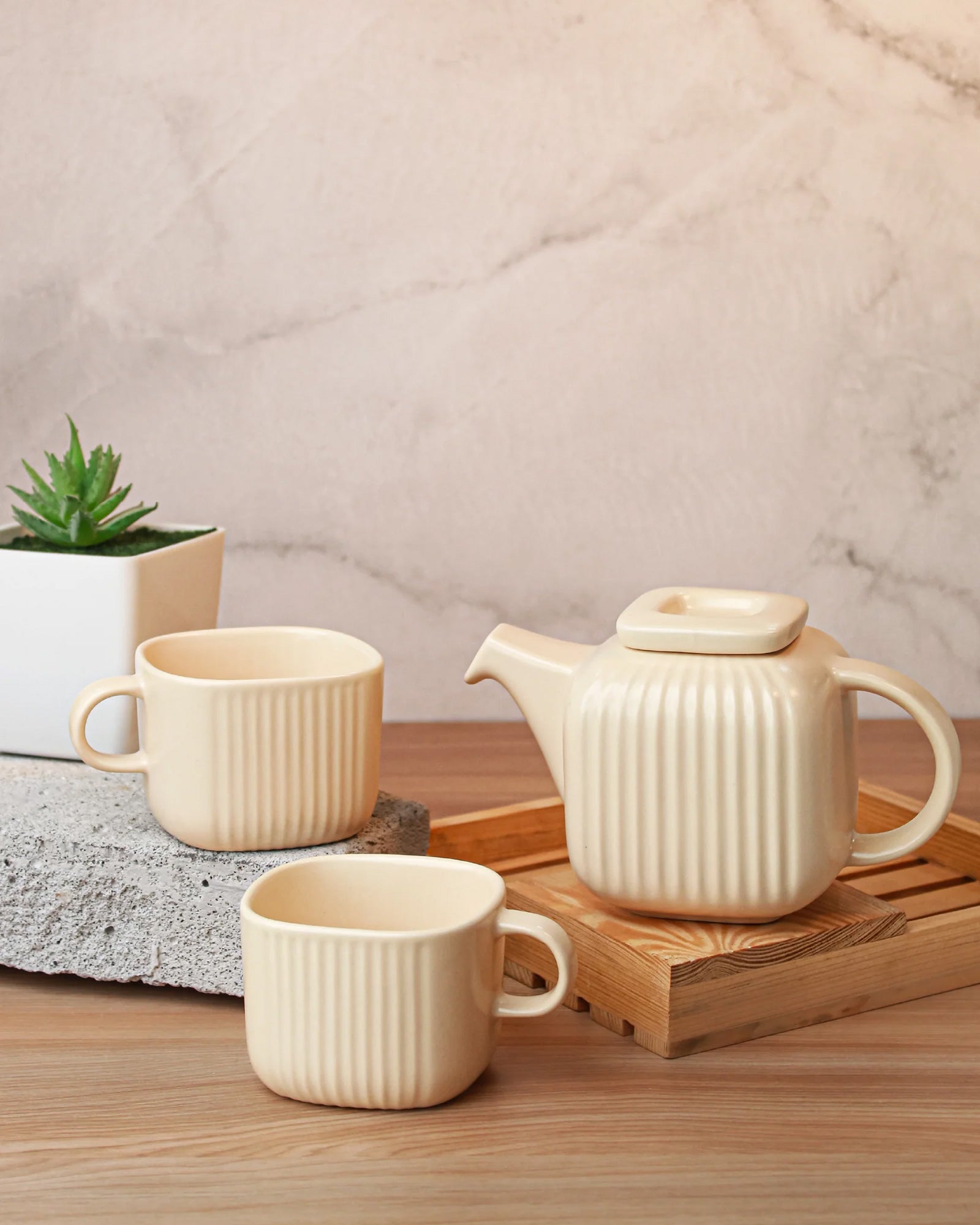 Plain coast || Bloom Tea Trio: Elevate Your Tea Time