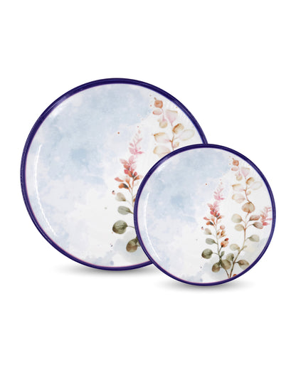 35 Pcs || Pixel Collection Dinnerware - Aspen Blue