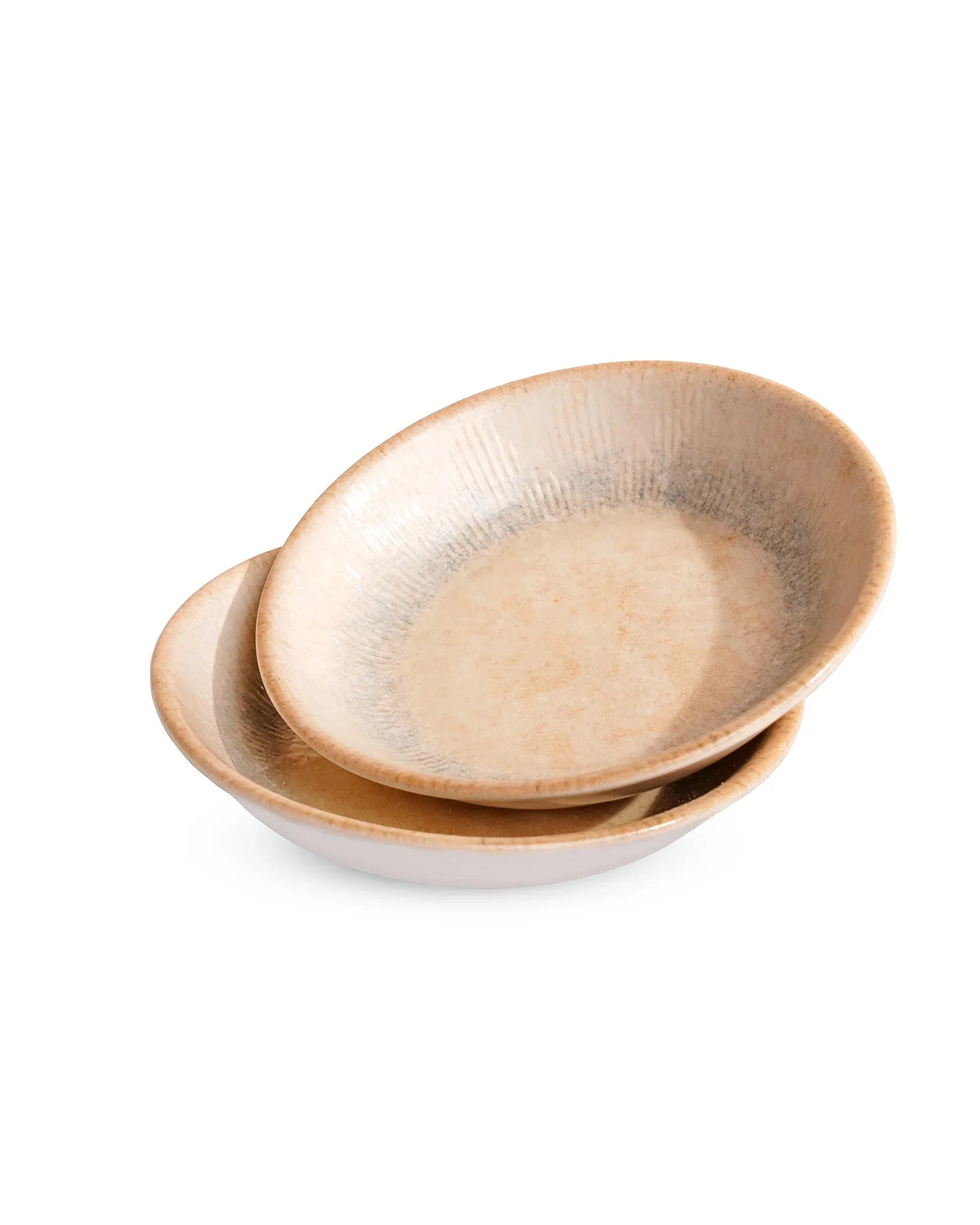 Pixel Chat Plate Set of 2 – Elegant Fine Porcelain Snack Plates with Modern Pixel Design - Vola Global