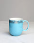 Heritage Sparkle Fine Porcelain Mug Set of 6 – Superior Finish in Trendy Hues - Vola Global