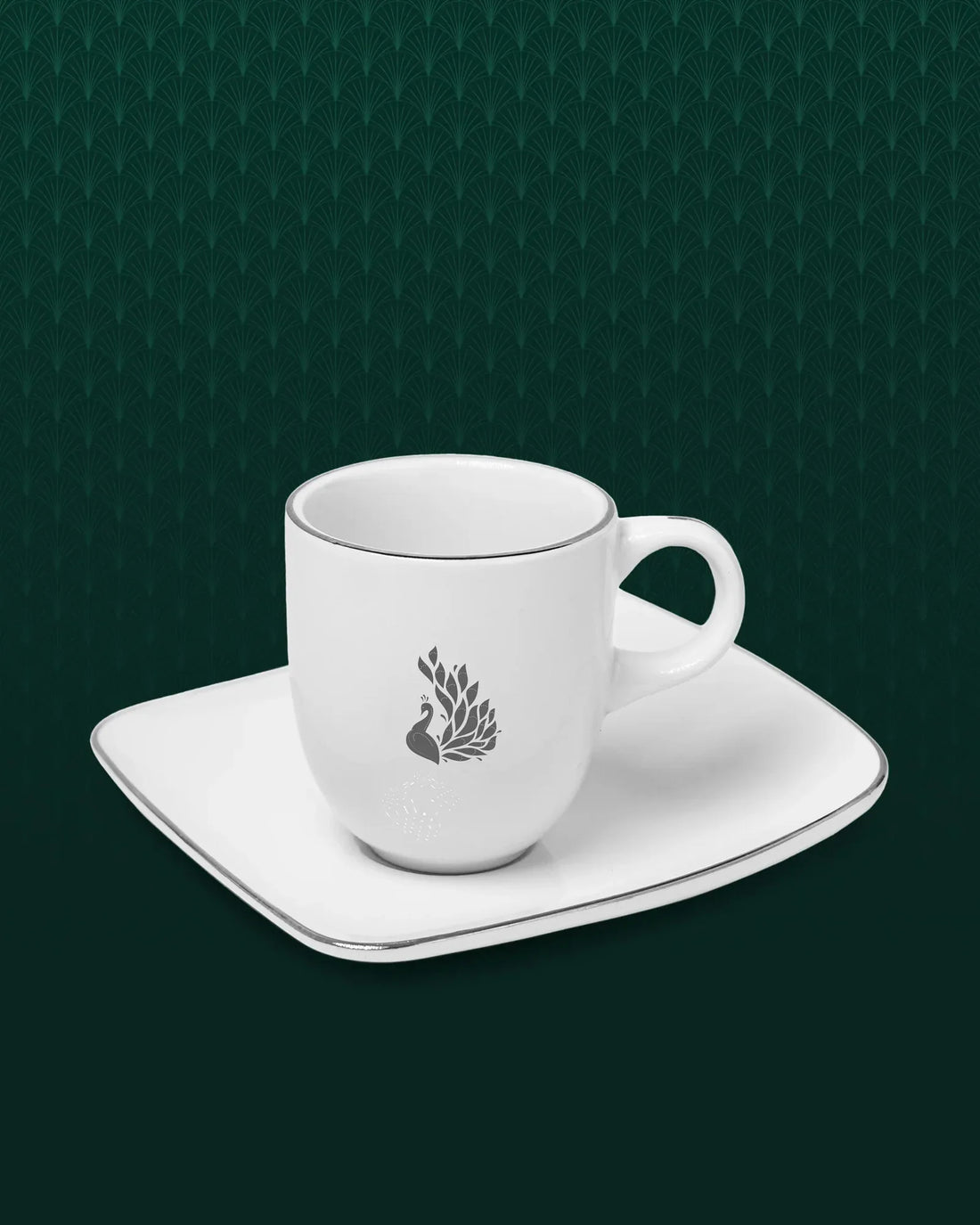 Ḿyur Espresso Cup & Saucer Set – 6-Piece Fine Porcelain Set for Espresso Lovers - Vola Global