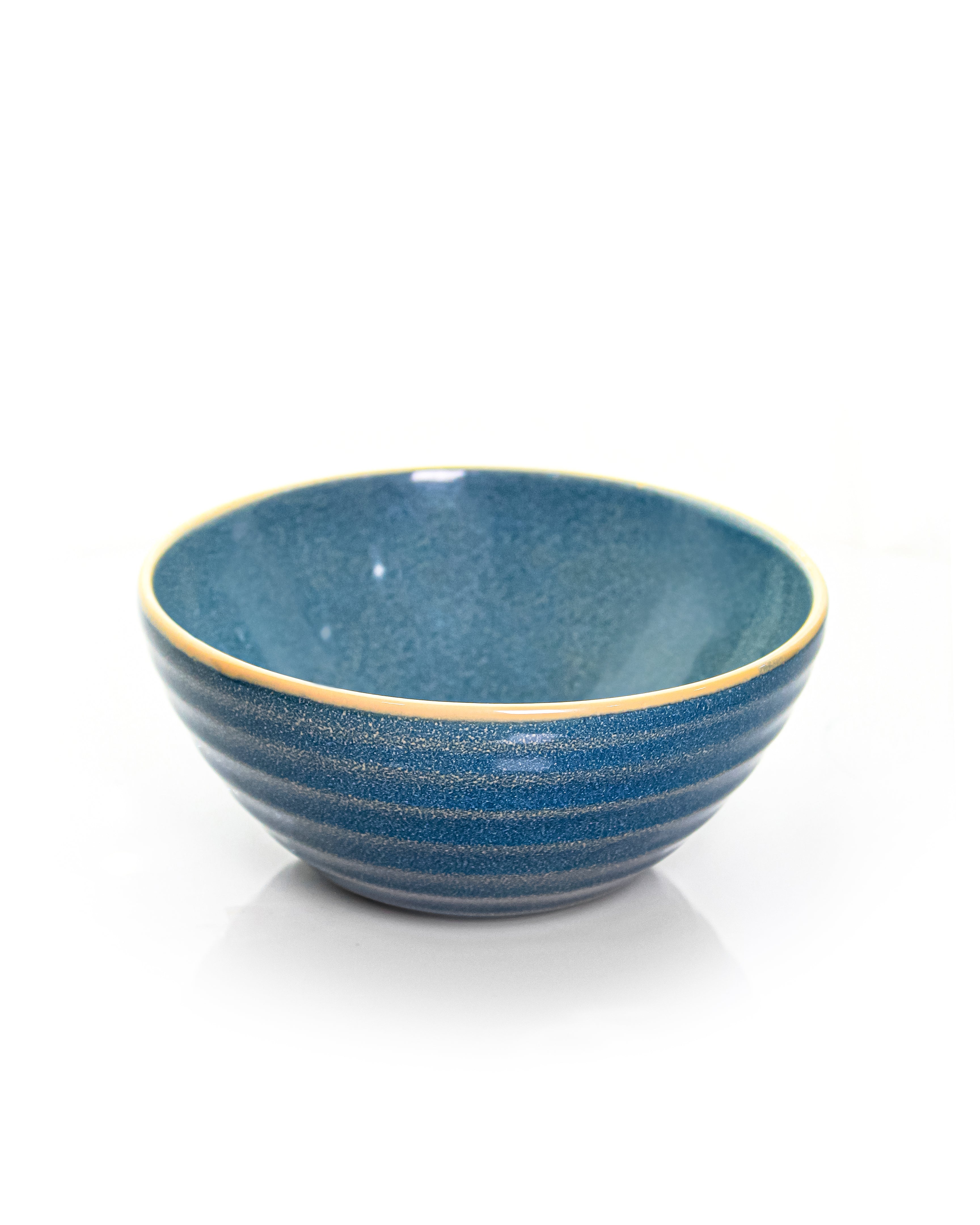 Medium teal || Organic big bowl - Set of 2