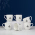 Platinum || Gaj Mini Sip Cup—Porcelain Cup | Elephant Motif | Ideal for Tasting, Espresso & Gifting