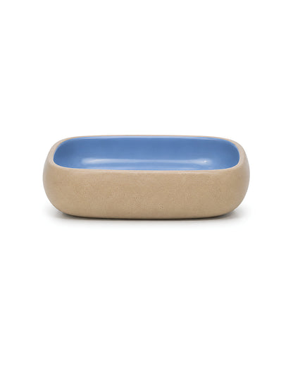 Earthen Soul Recta Set | 3 Rectangle Bowls | Earth Porcelain