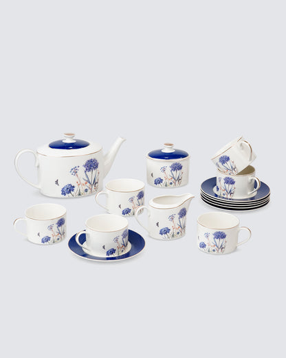 Vola Jardin Blue 17-Piece Limited Edition Tea Set | LEGACY Collection