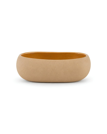 Earthen Soul Oval Set | 3 Oval Bowls | Earth Porcelain