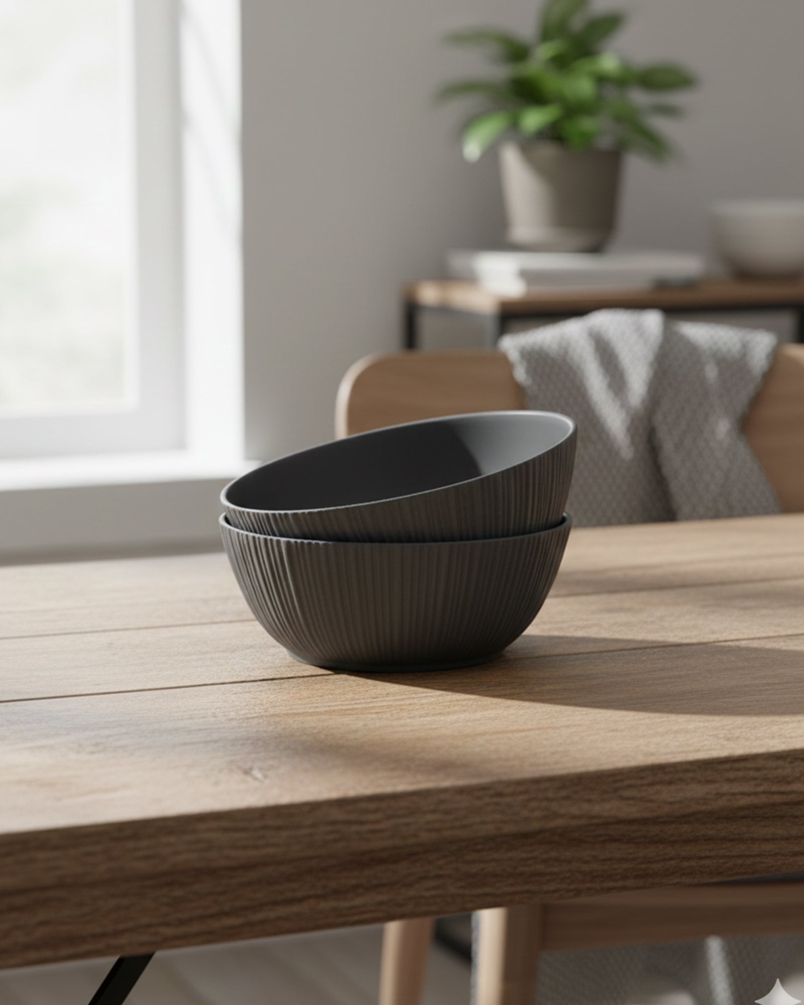 Vogue Coupe Fine Porcelain Bowls Set – Multi-Use Light Bowls with Minimal Modern Design