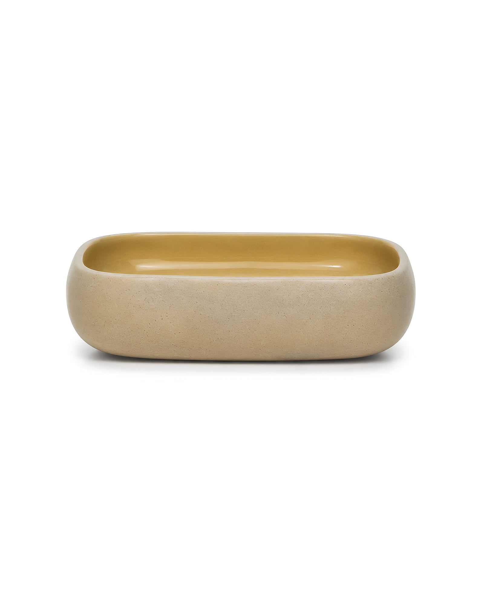 Earthen Soul Recta Set | 3 Rectangle Bowls | Earth Porcelain