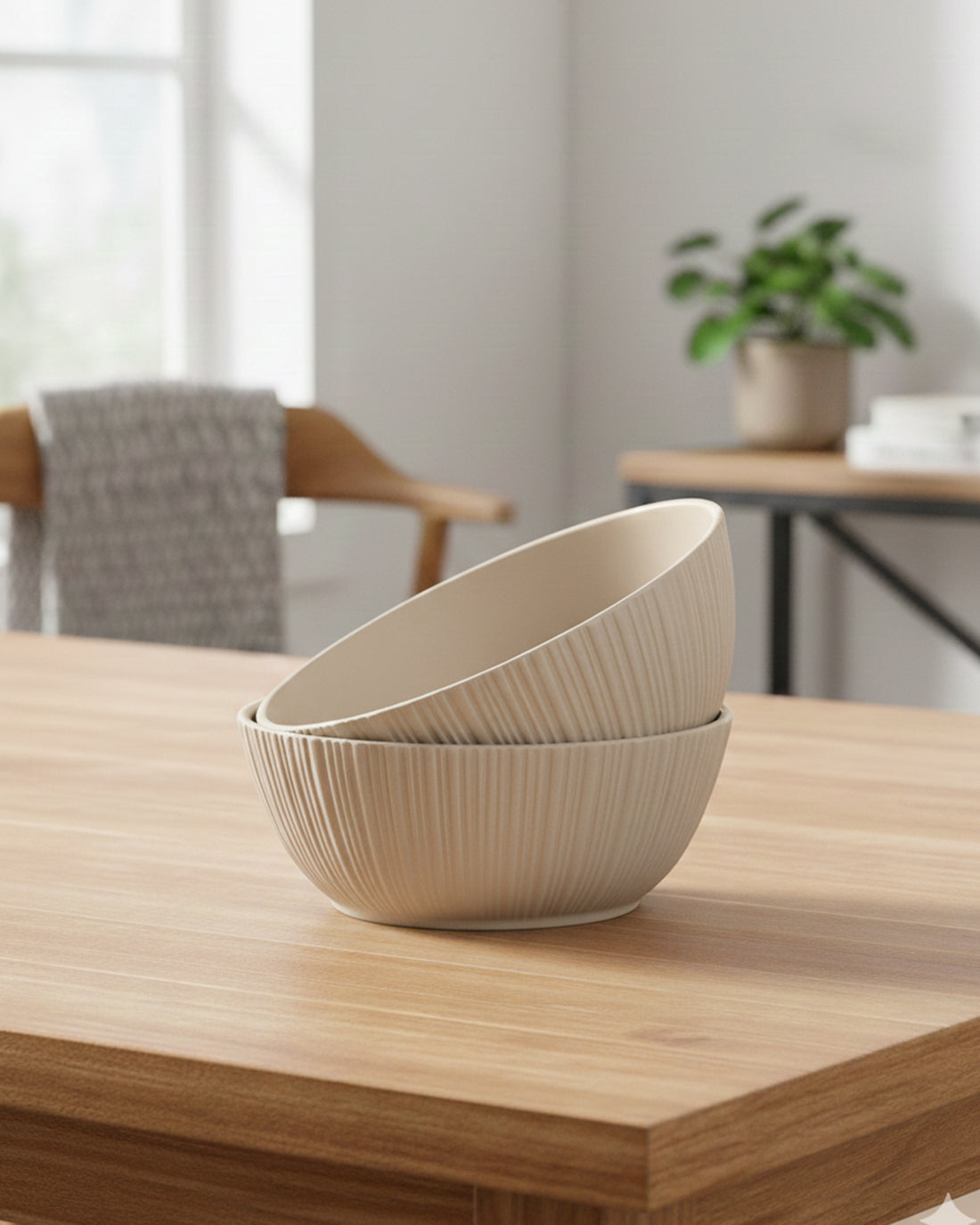 Vogue Coupe Fine Porcelain Bowls Set – Multi-Use Light Bowls with Minimal Modern Design