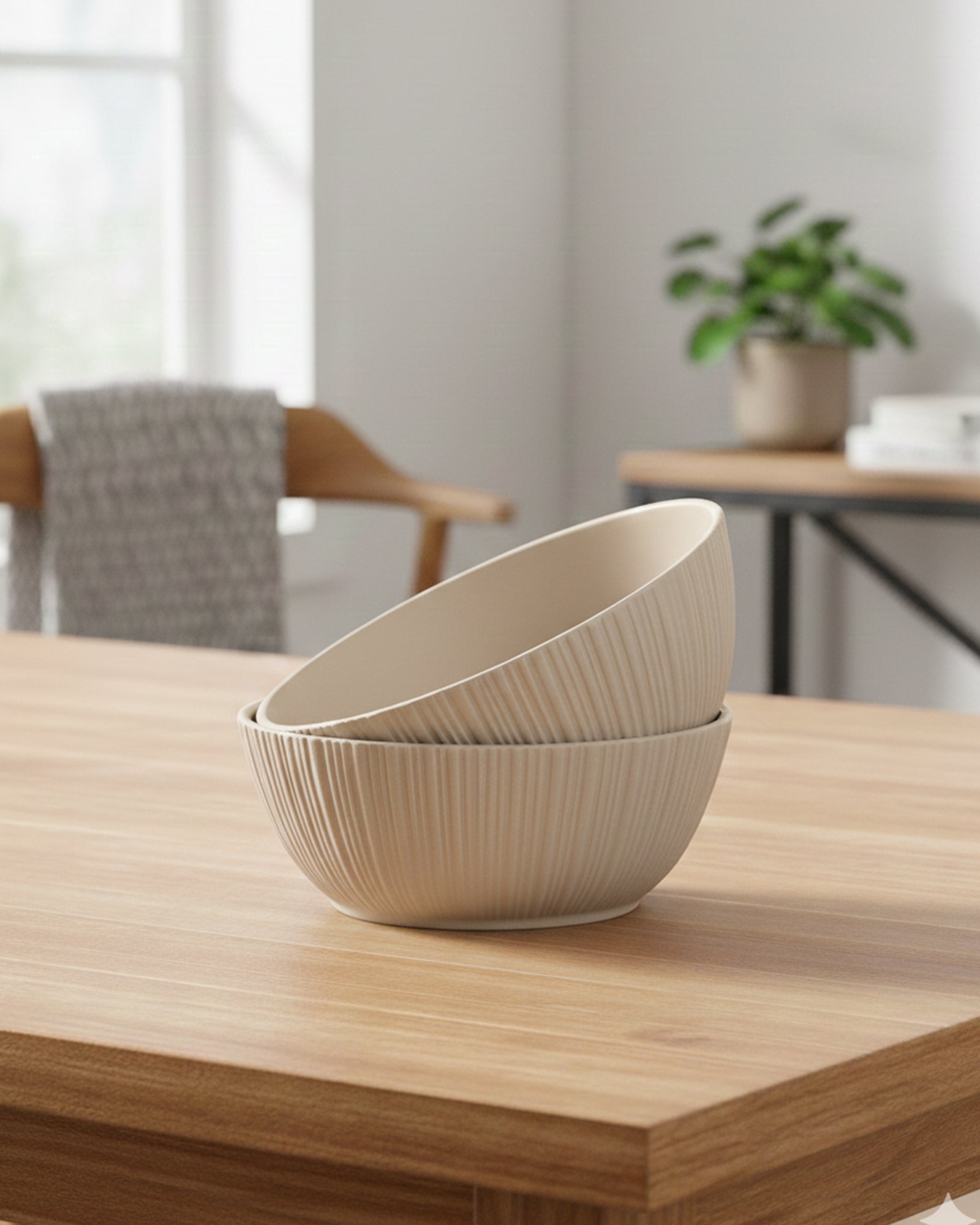 Vogue Coupe Fine Porcelain Bowls Set – Multi-Use Light Bowls with Minimal Modern Design