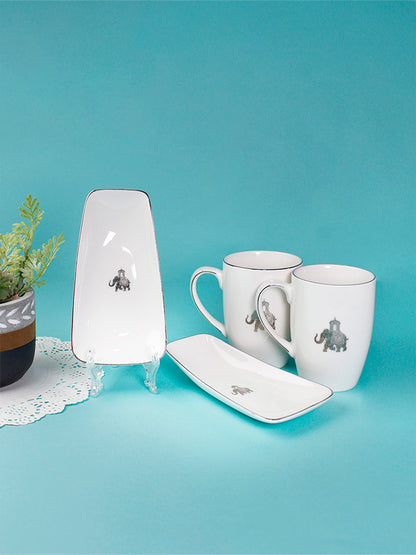 Gaj Luxury box 2 Mug &amp; 2 Cookie Plate - Vola Global