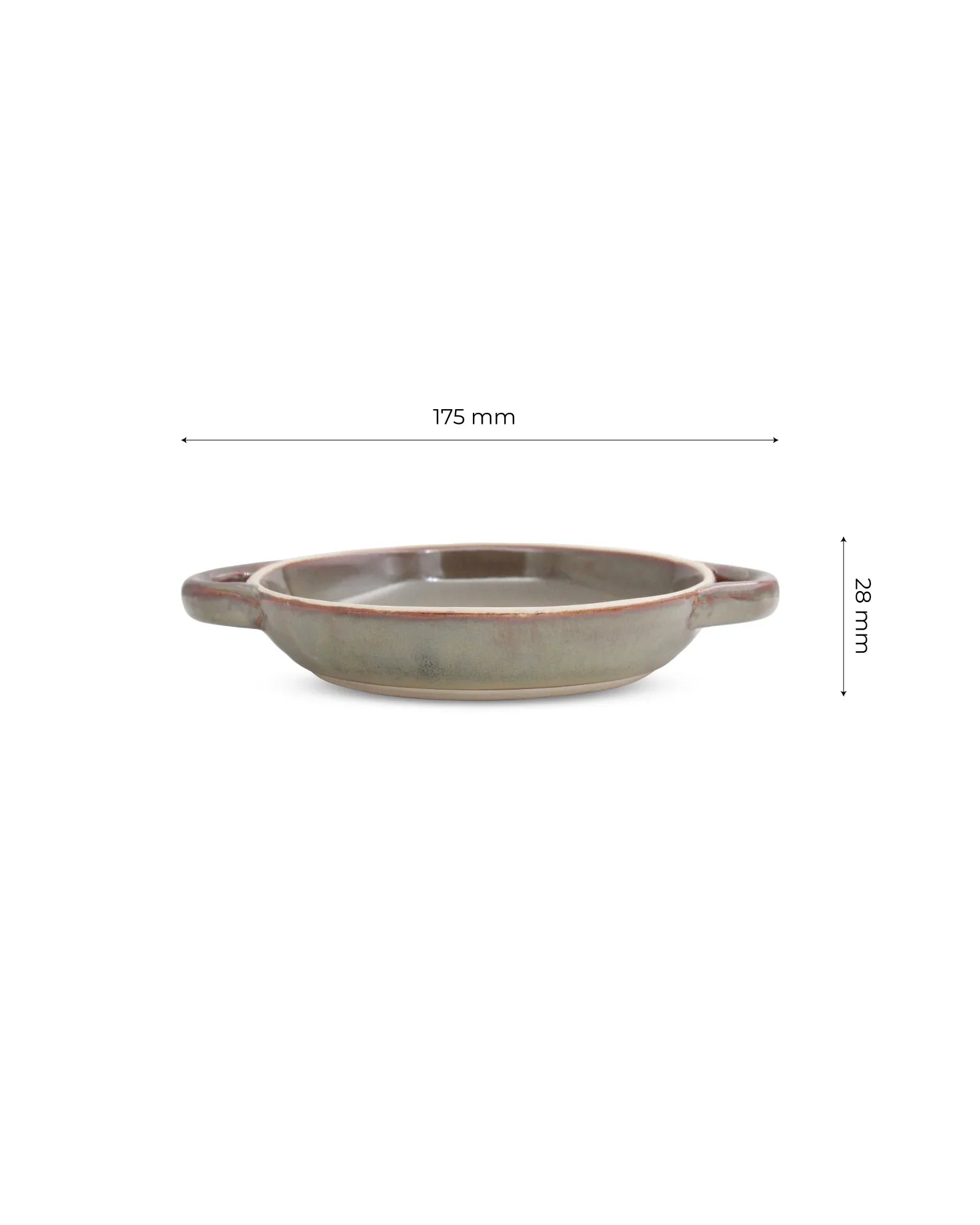 Scoria Pattern Stoneware Dish – Textured Serveware for Snacks &amp; Starters - Vola Global