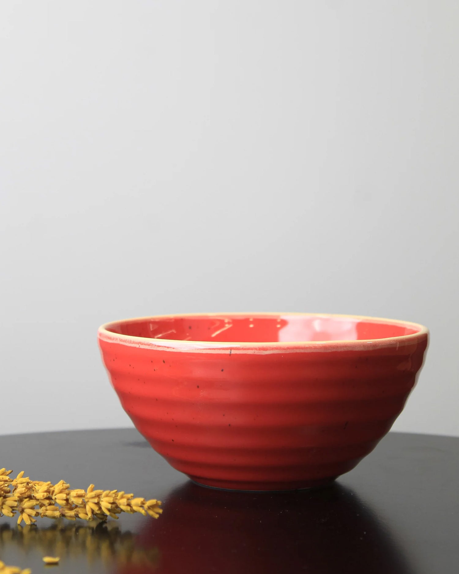 Chestnut red || Organic big bowl - Set of 2