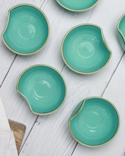 Magic mint || Organic thumb bowl - Set of 6