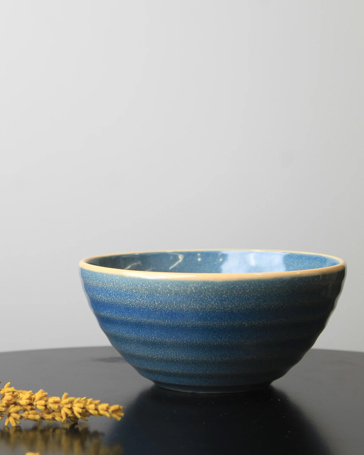 Medium teal || Organic big bowl - Set of 2