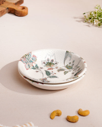 Jacobean / Set of 2 || Pixel Collection Chat Plate_Set of 2