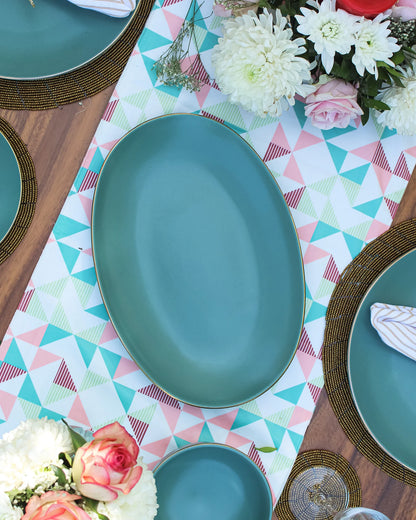 Viridian Green || Bloom Dinner Set (23pcs)