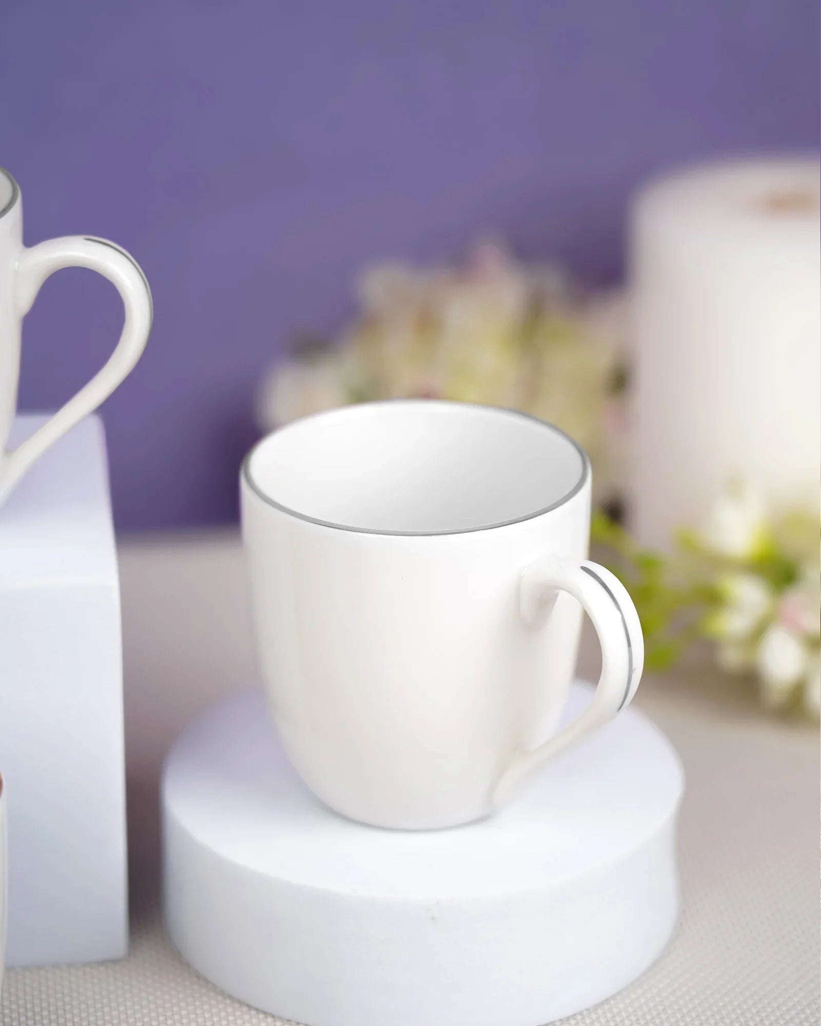 Pristine Mini Sip Fine Porcelain Cup Set of 6 – 110 ml Cups for Espresso, Tasting &amp; Gifting - Vola Global