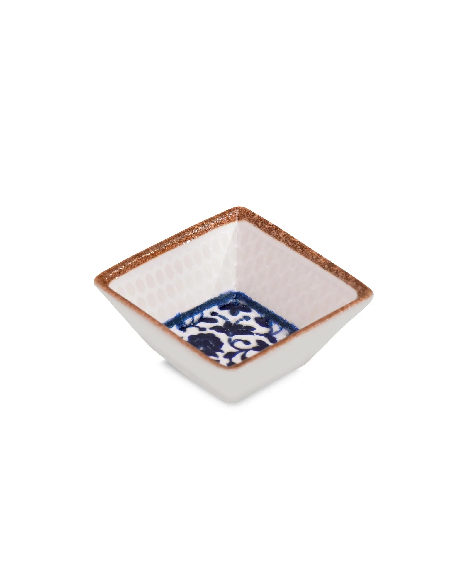 Pixel Edge Bowl Set of 6 – Elegant Fine Porcelain Bowls for Snacks - Vola Global