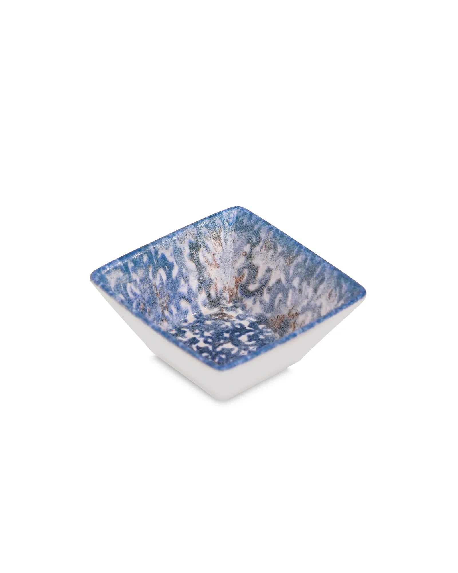 Pixel Edge Bowl Set of 6 – Elegant Fine Porcelain Bowls for Snacks - Vola Global
