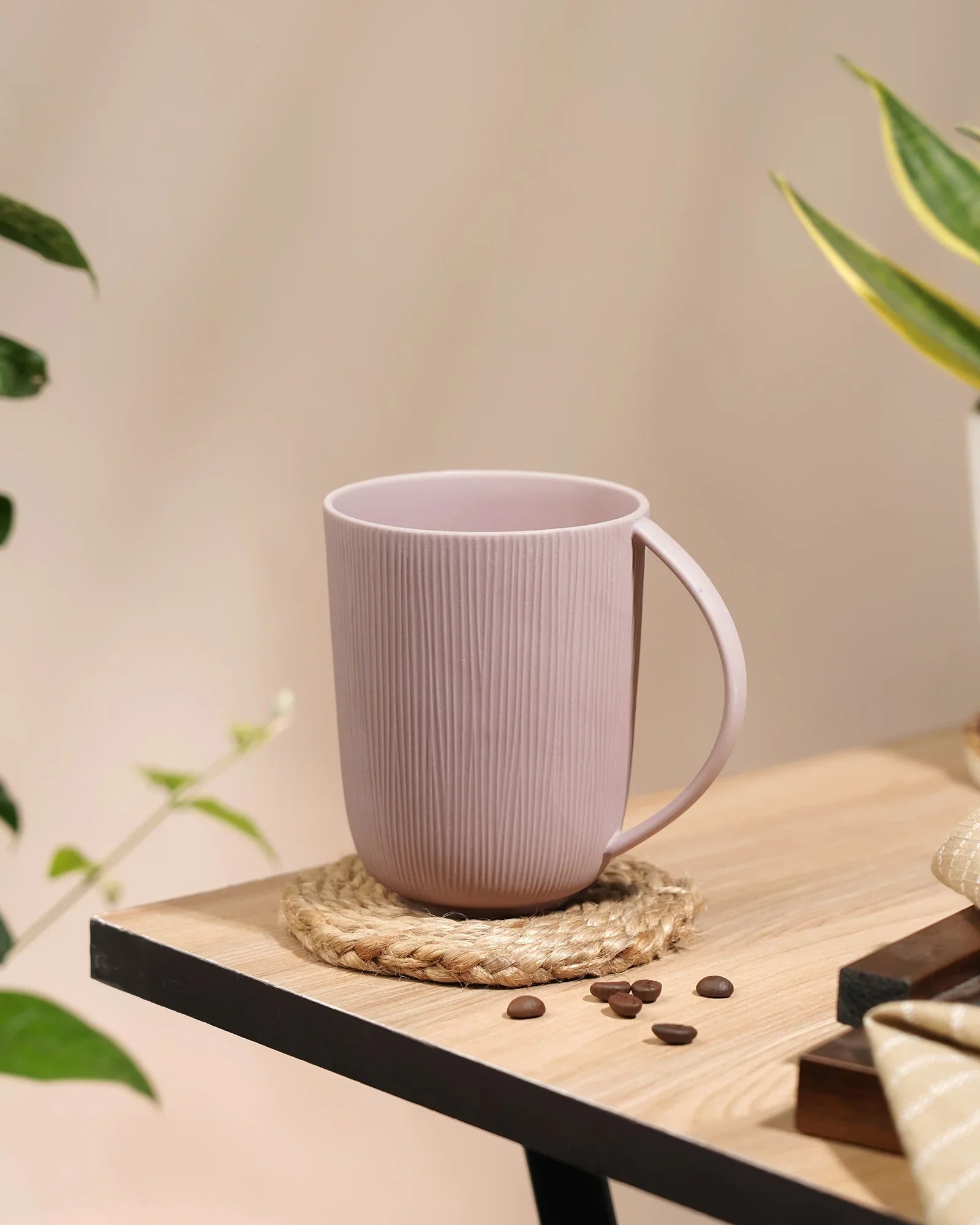 Vogue Series Conical Fine Porcelain Mug Set of 2 – Elegant Mugs for Tea &amp; Coffee - Vola Global