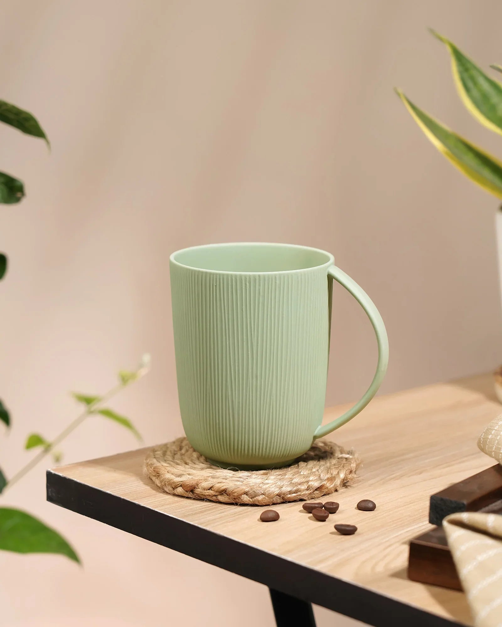 Vogue Series Conical Fine Porcelain Mug Set of 2 – Elegant Mugs for Tea &amp; Coffee - Vola Global