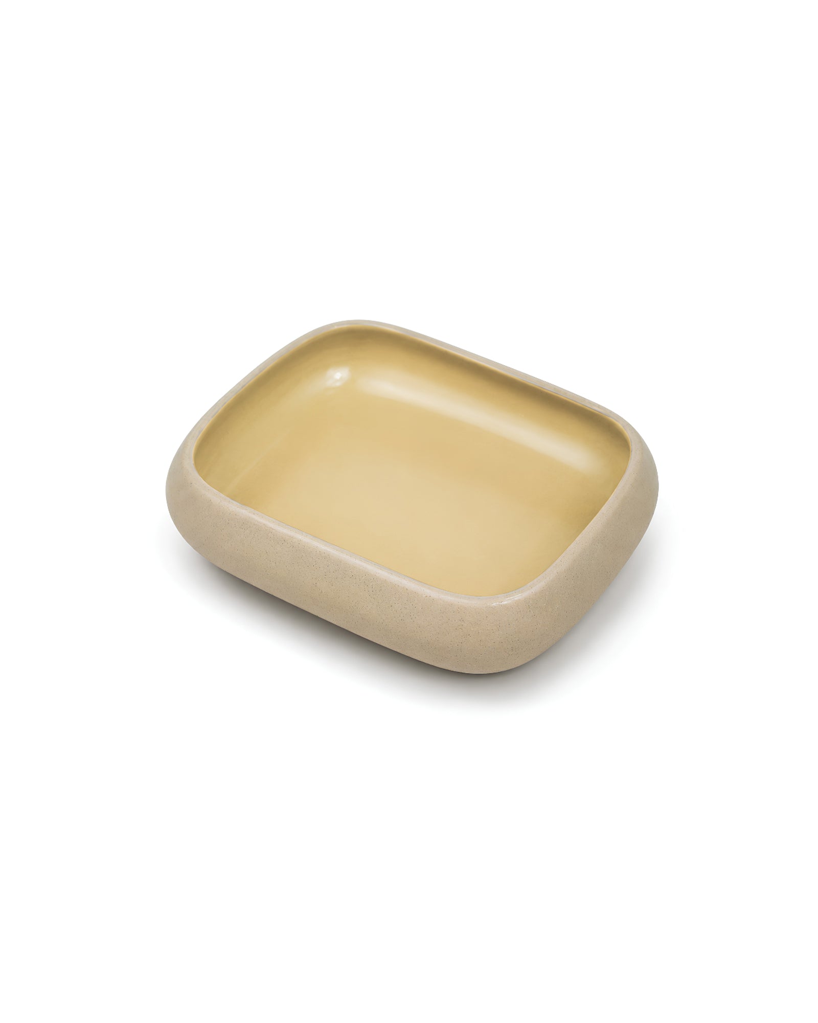 Earthen Soul Recta Set | 3 Rectangle Bowls | Earth Porcelain