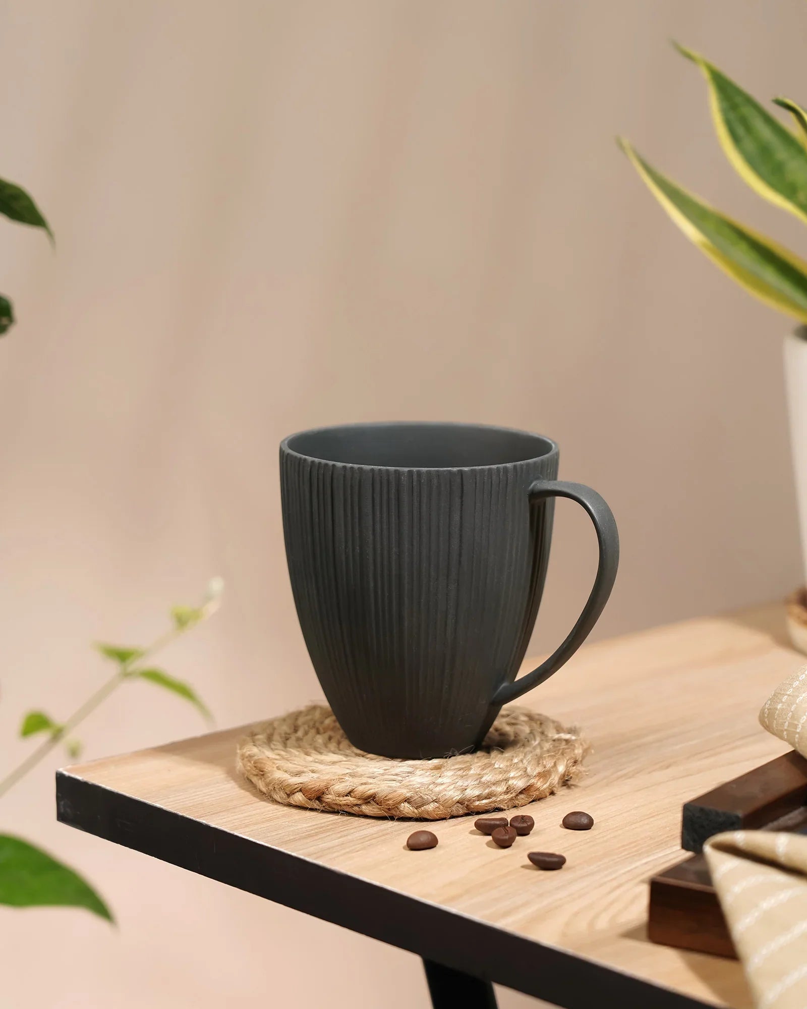 Vogue Diamond Fine Porcelain Mug Set of 2 – Faceted Mugs for Stylish Tea &amp; Coffee - Vola Global