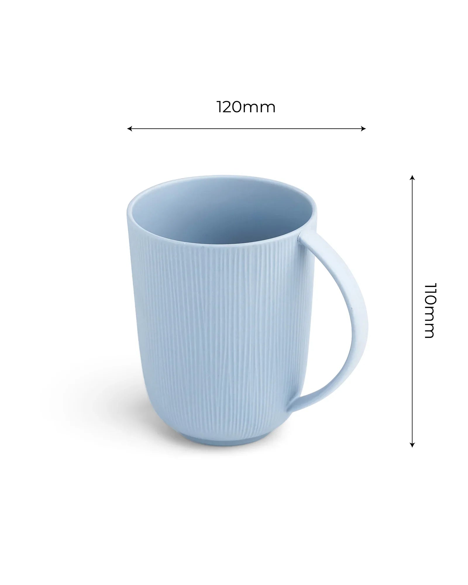 Vogue Series Conical Fine Porcelain Mug Set of 2 – Elegant Mugs for Tea &amp; Coffee - Vola Global