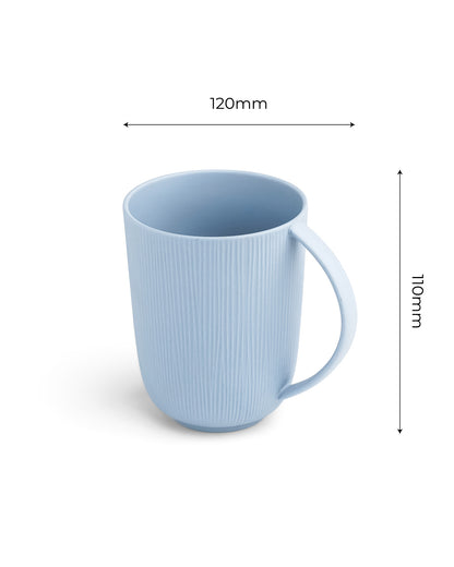 Vogue Fine Porcelain Set – 4 Conical Mugs &amp; 2 Coupe Bowls | Premium Tableware