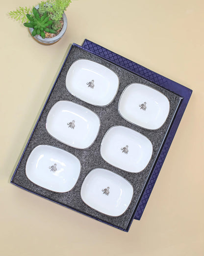 Gaj Rectangle bowl small - Set of 6