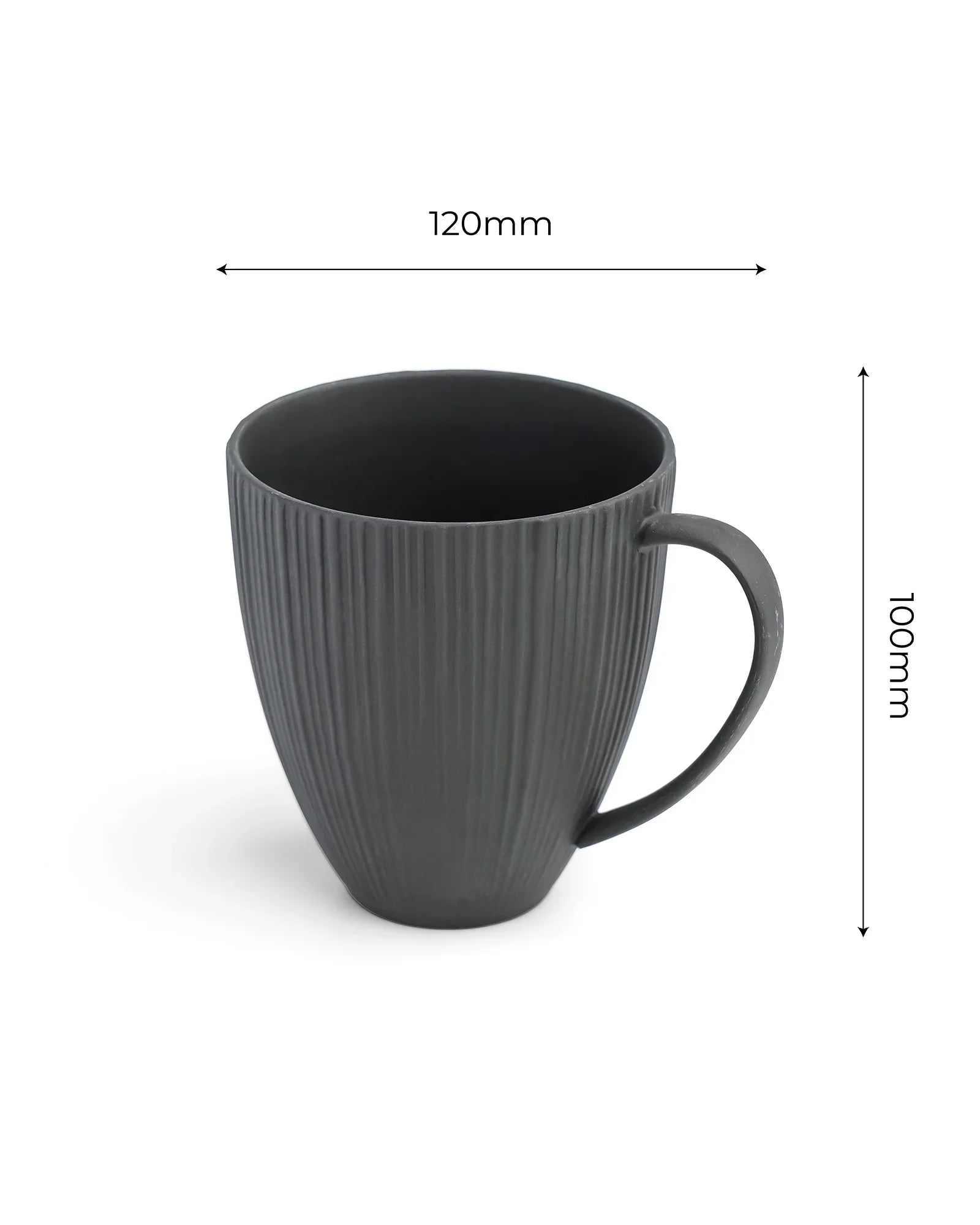Vogue Diamond Fine Porcelain Mug Set of 2 – Faceted Mugs for Stylish Tea &amp; Coffee - Vola Global