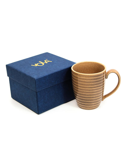 SEPIA BROWN / Single * 300ml || Organic Porcelain Coffee Mug | Natural Colors