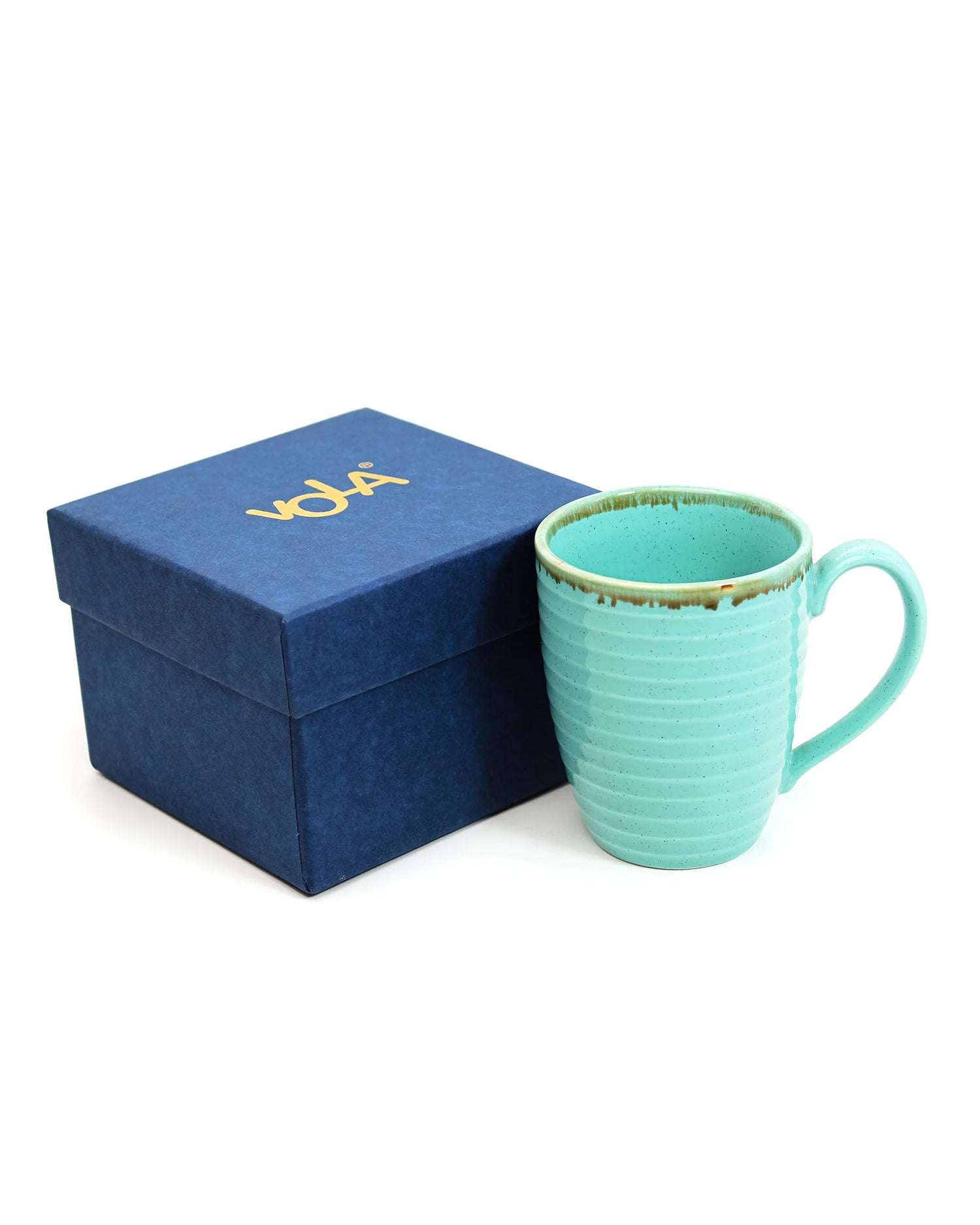 MAGIC MINT / Single * 300ml || Organic Porcelain Coffee Mug | Natural Colors