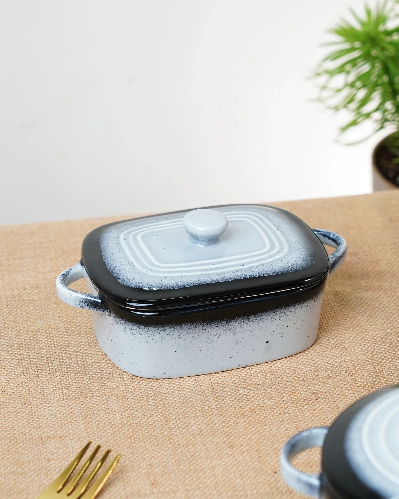 Prisma Fine Porcelain Rectangle Casserole – 14 cm | 400 ml Oven-to-Table Dish - Vola Global