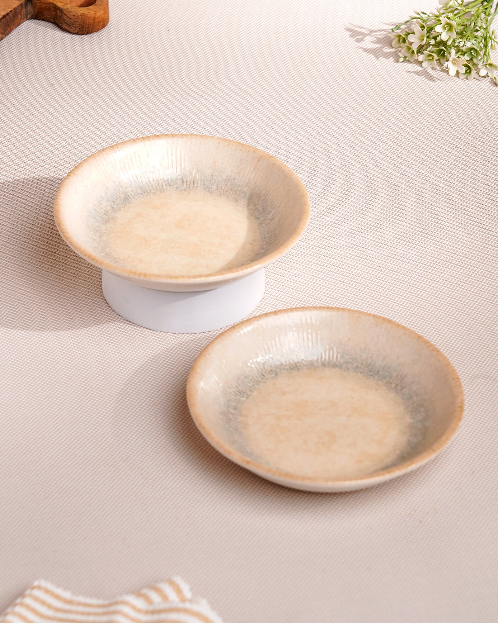 Nebula / Set of 2 || Pixel Collection Chat Plate_Set of 2