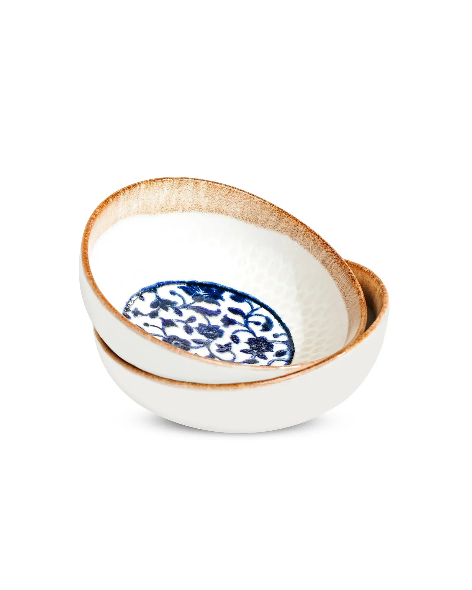Pixel Round Elevated Fine Porcelain Bowl – 12 cm Designer Snack &amp; Side Bowl Set of 4 - Vola Global