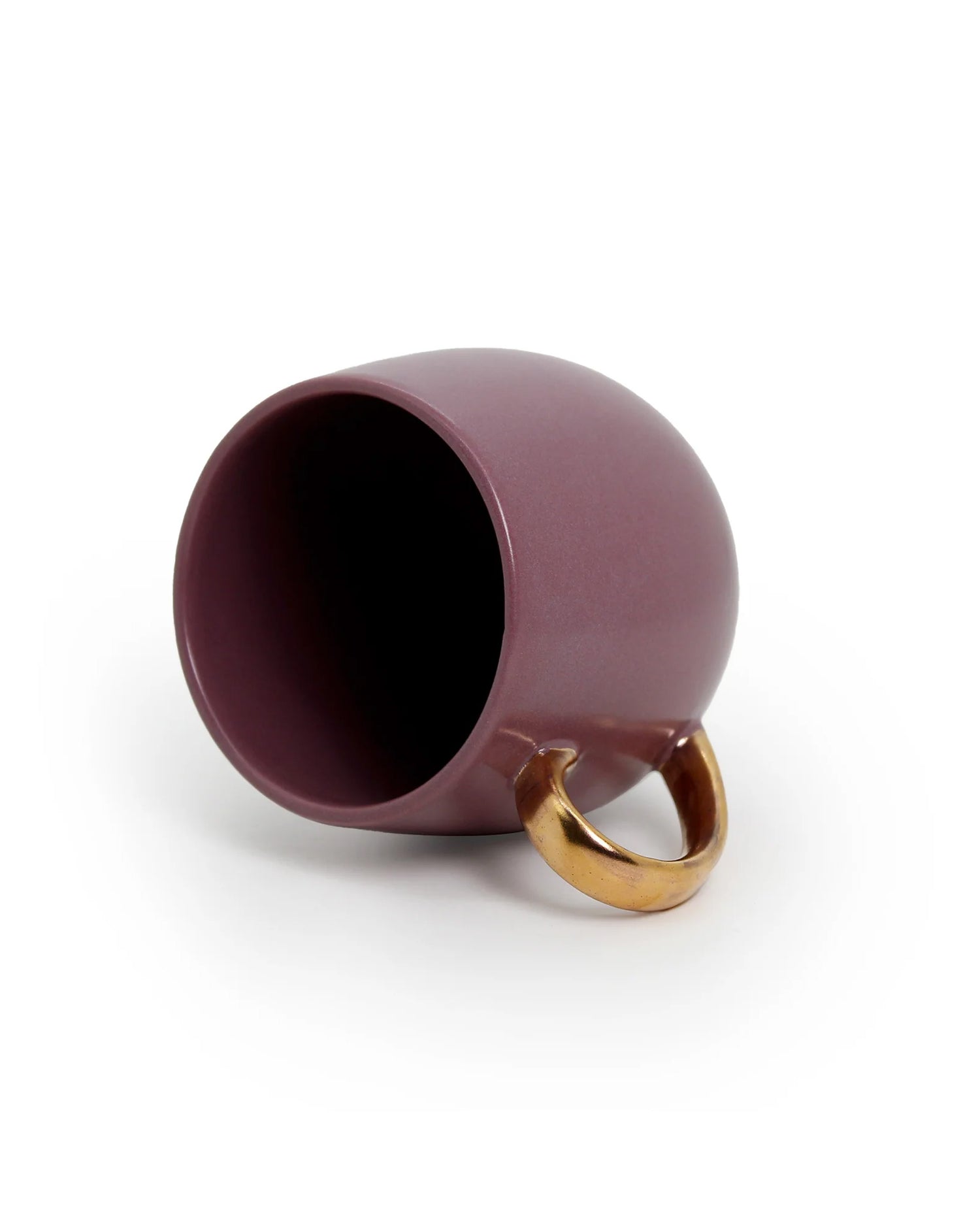 LAVENDER HERB / Set of 2 * 180ml || Bloom luxurious Tea Mug | Golden handle