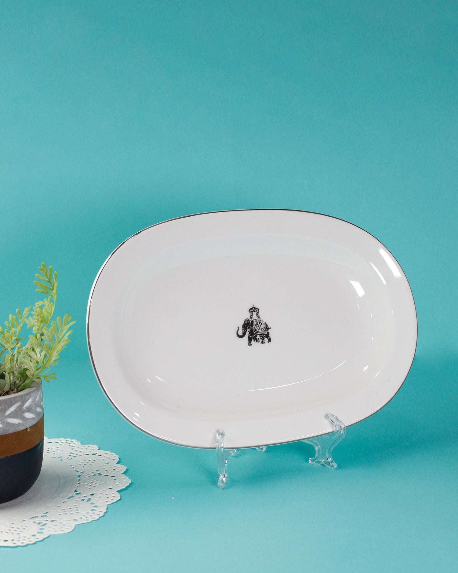 Gaj Oval Platter - Single pc (Large)