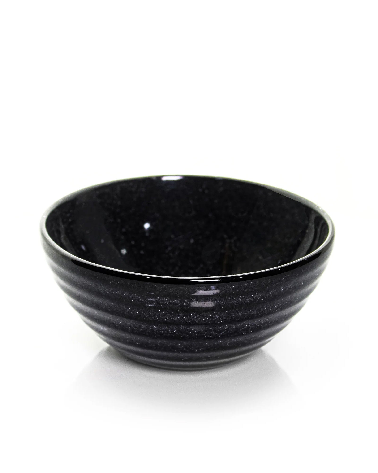 Charcoal black || Organic big bowl - Set of 2