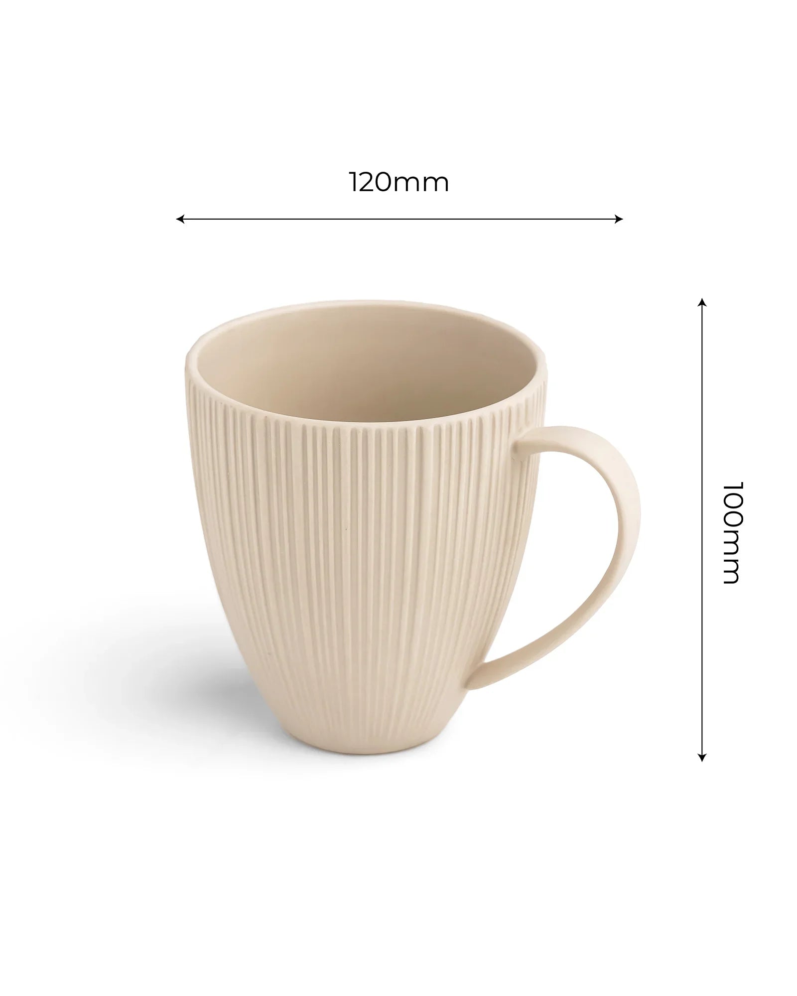 Vogue Diamond Fine Porcelain Mug Set of 2 – Faceted Mugs for Stylish Tea &amp; Coffee - Vola Global