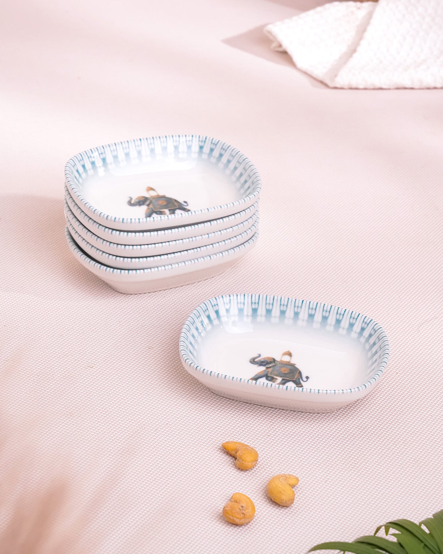 Savannah || Pixel Collection Rectangle Bowl_ Set of 6_12cm