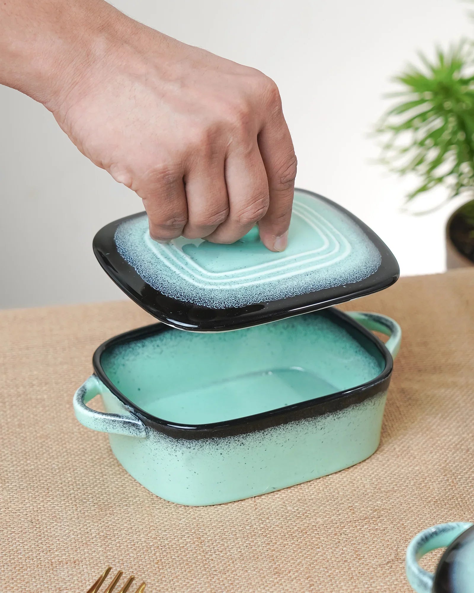 Prisma Fine Porcelain Rectangle Casserole – 14 cm | 400 ml Oven-to-Table Dish - Vola Global