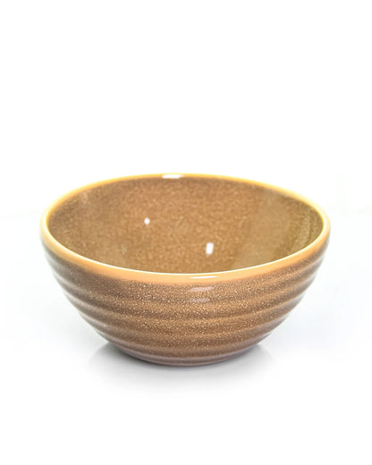 Sepia brown || Organic big bowl - Set of 2