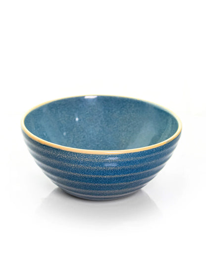 Medium teal || Organic big bowl - Set of 2