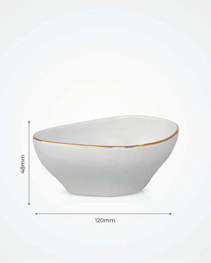 Pristine Triangle Bowl - 12cm - Set of 6