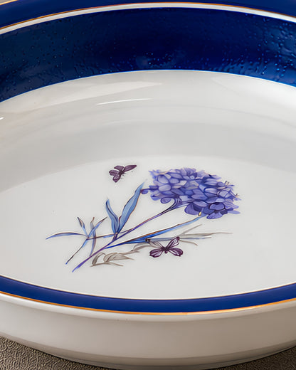 Vola Jardin Blue Plate 21cm | Limited Edition Gold Rim