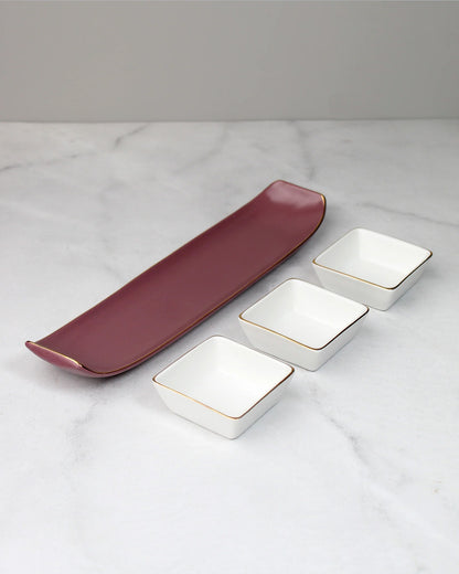 Lavender Herb || Bloom Vegas Soirée Combo Set of 4 - Elevate Your Gathering with Culinary Elegance