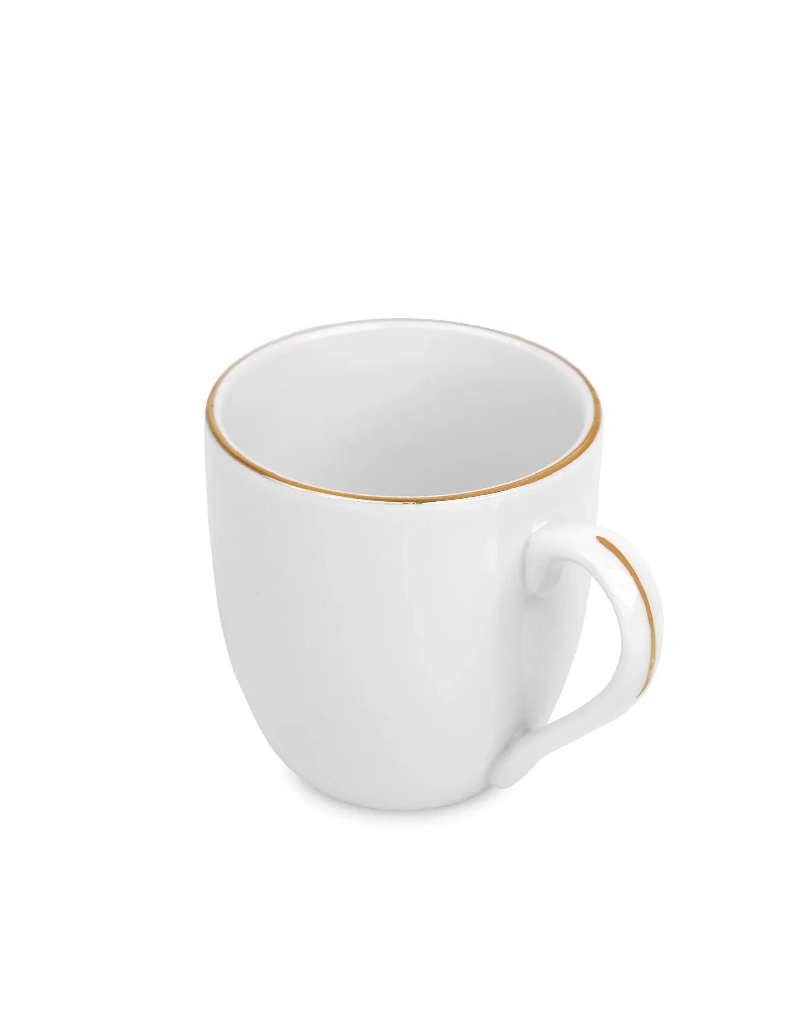 Pristine Mini Sip Fine Porcelain Cup Set of 6 – 110 ml Cups for Espresso, Tasting &amp; Gifting - Vola Global